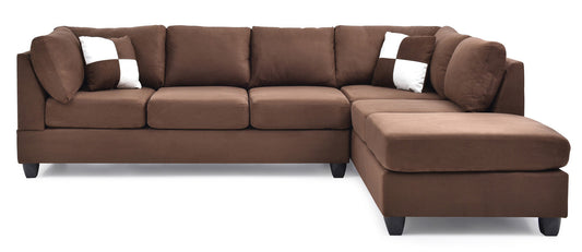 G632B Chocolate Sectional