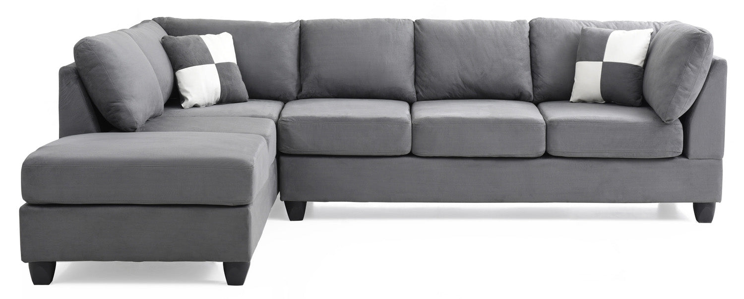 G633B Gray Sectional