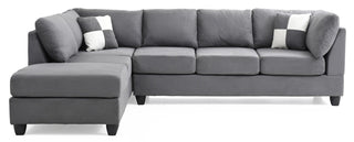 G633B Gray Sectional
