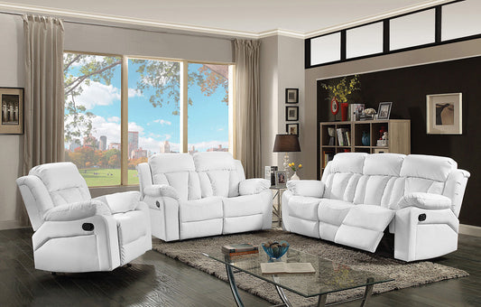 Daria White Reclining Set (G682)