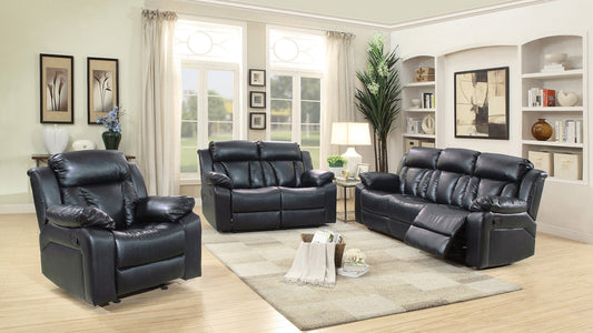 Daria Black Reclining Set (G683)