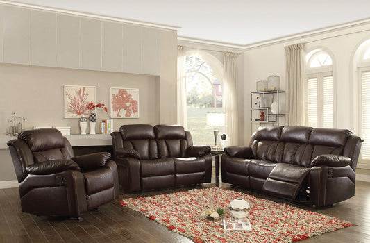 Daria Dark Brown Reclining Set (G686)