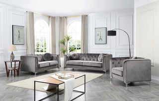 Pompano Dark Gray Living Room Set (G782A)