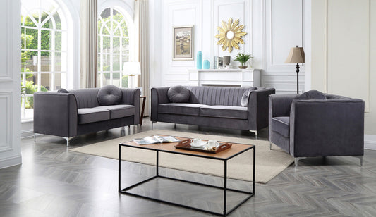 Delray Gray Living Room Set (G790A)