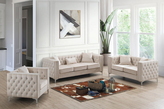 Paige Ivory Living Room Set (G827A)