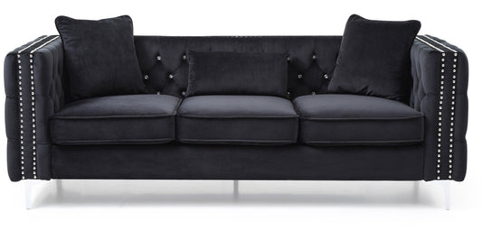 Paige Black Living Room Set (G828A)