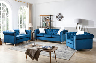 Raisa Navy Blue Living Room Set (G861A)