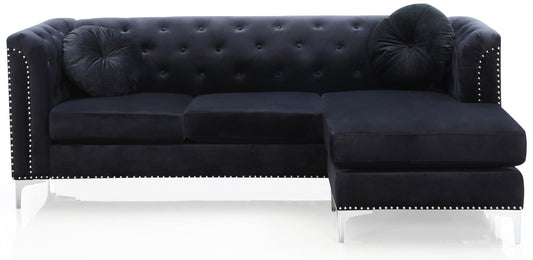 Pompano Black Sectional (G893B)