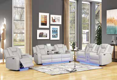 ANTIGUA (BLACK) Sofa Set
