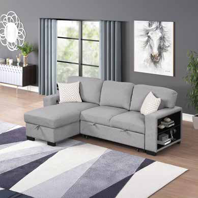 PINTO Gray Sectional