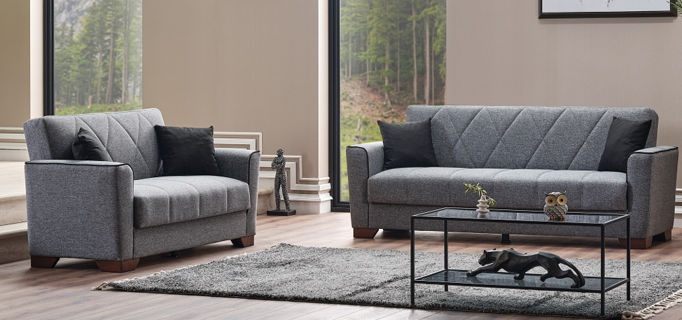 Ottomanson Talya Collection Convertible Sofa Bed